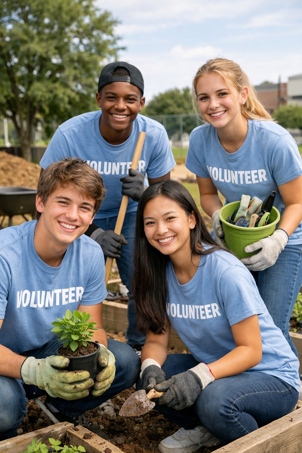 photographic high school students volunteering-1